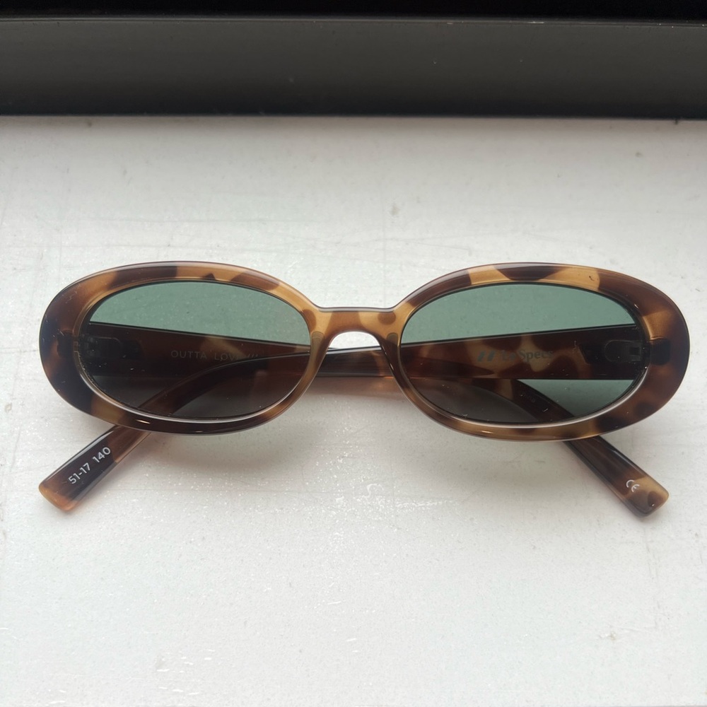Le Specs Outta Love Oval Sunglasses